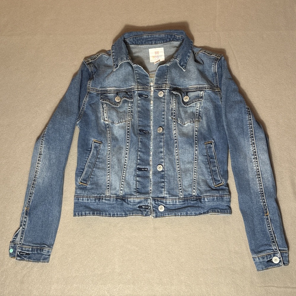 Women's Western Jacket Lula Roe Blue Denim Size XS Western Cowgirl Rodeo - Picture 3 of 8